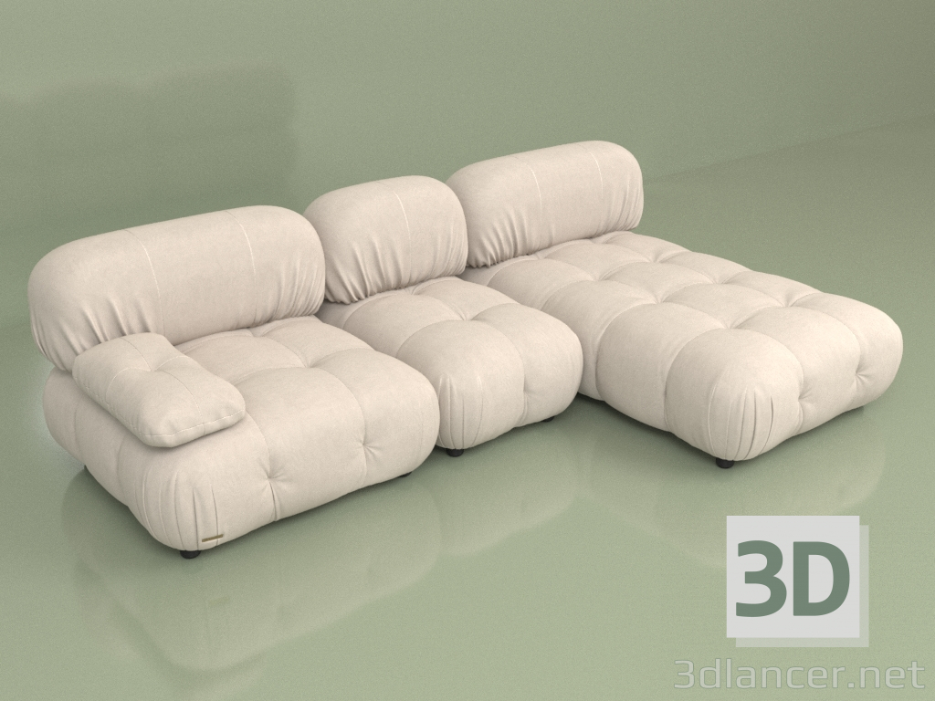 3D modeli Modüler kanepe Ottawa (Set 09) - önizleme