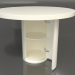 3D modeli Yemek masası (açık) DT 011 (D=1100x750, beyaz plastik renk) - önizleme