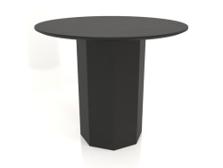 Yemek masası DT 11 (D=900х750, ahşap siyah)