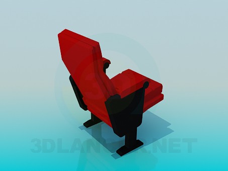 3D modeli İki ayaklı koltuk - önizleme