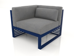 Modular sofa, section 6 left (Night blue)