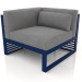 3d model Modular sofa, section 6 left (Night blue) - preview