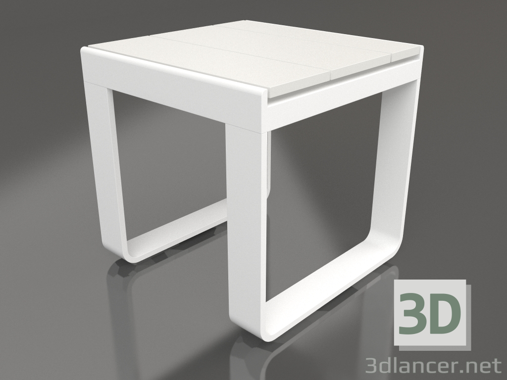 modello 3D Tavolino 42 (Bianco) - anteprima