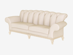 Triple leather sofa