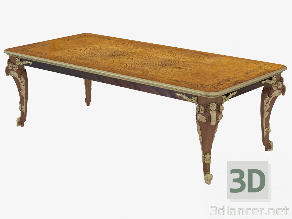 3d model Dining table in classic style 206 - preview