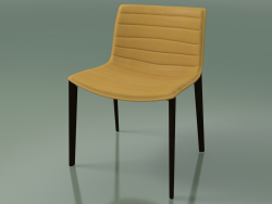 Chair 3118 (4 wooden legs, with removable leather upholstery, wenge)