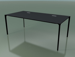 Стол офисный прямоугольный 0817 (H 74 - 100x200 cm, laminate Fenix F06, V39)