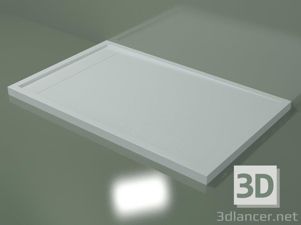 modello 3D Piatto doccia (30R14243, dx, L 160, P 100, H 6 cm) - anteprima
