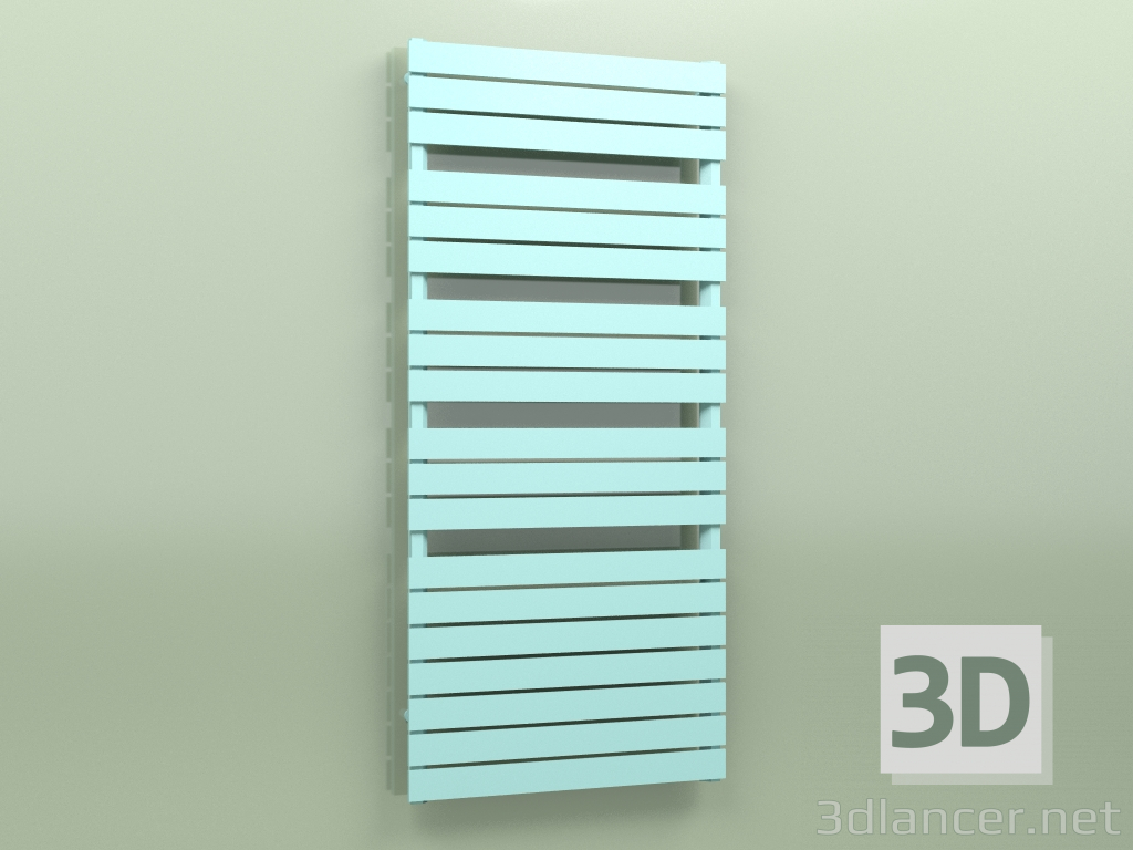 3D modeli Isıtmalı havlu askısı - Muna (1730 x 800, RAL - 6034) - önizleme