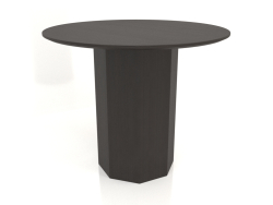 Dining table DT 11 (D=900х750, wood brown dark)