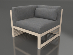 Modular sofa, section 6 left (Sand)