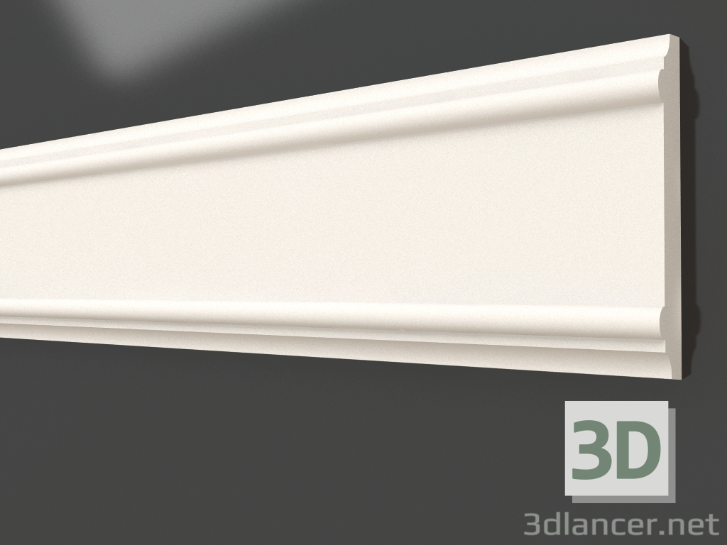 3d model Moldura de yeso LG 070 1 (110x21) - vista previa