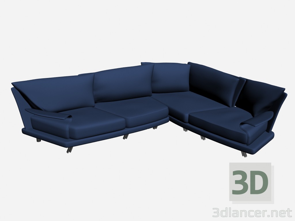 3D Modell Sofa Super Roy Twin 8 - Vorschau
