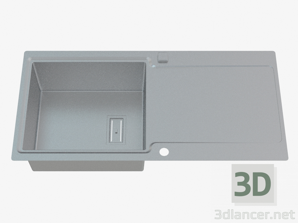 3D modeli Lavabo, kurutma için kanatlı 1 kase - Satin Prospero (ZDP 0113) - önizleme