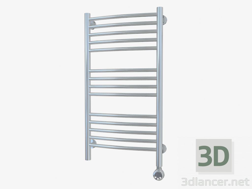 3d model Bohemia curved radiator (800x400) - preview