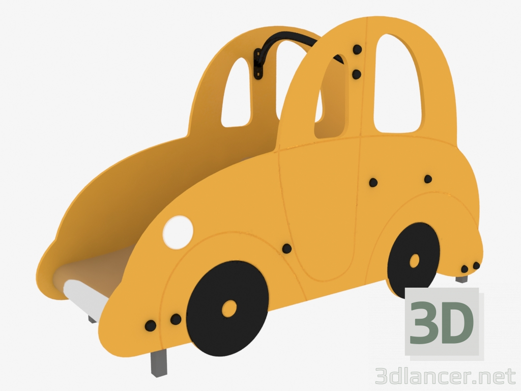 3d model Hill of a children's playground the Machine (5211) - preview