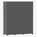 3d model Wardrobe CASE № 2 - 1800 (IDC0201051112) - preview