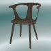 3D Modell Stuhl dazwischen (SK1, H 77 cm, 58 x 54 cm, geräucherte geölte Eiche) - Vorschau