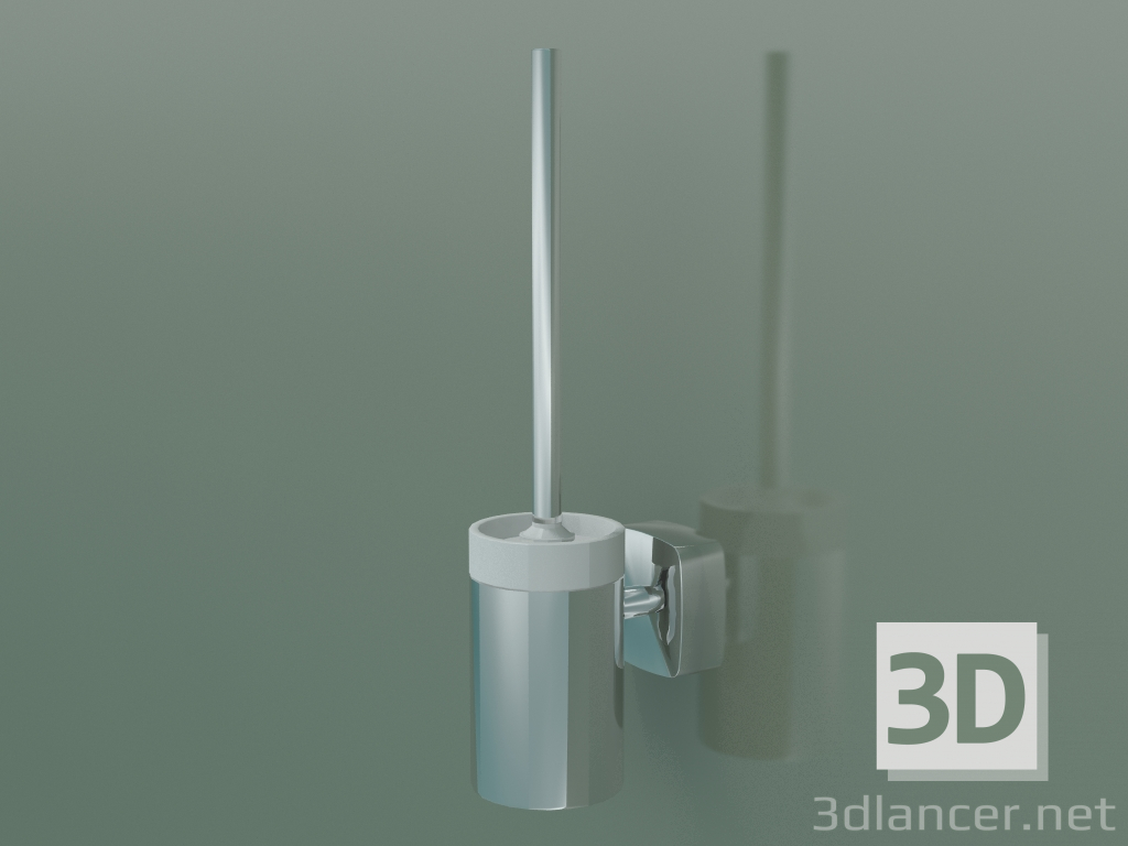 3d model WC set with holder (41505000) - preview