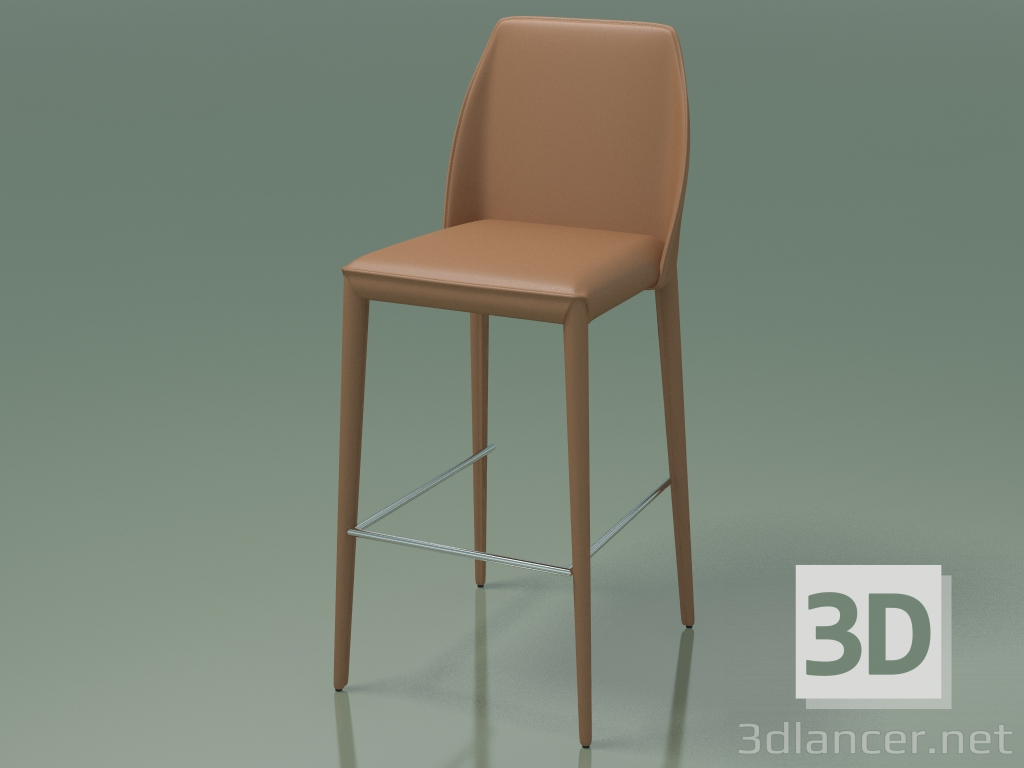 modèle 3D Chaise demi-bar Marco (111887, marron clair) - preview
