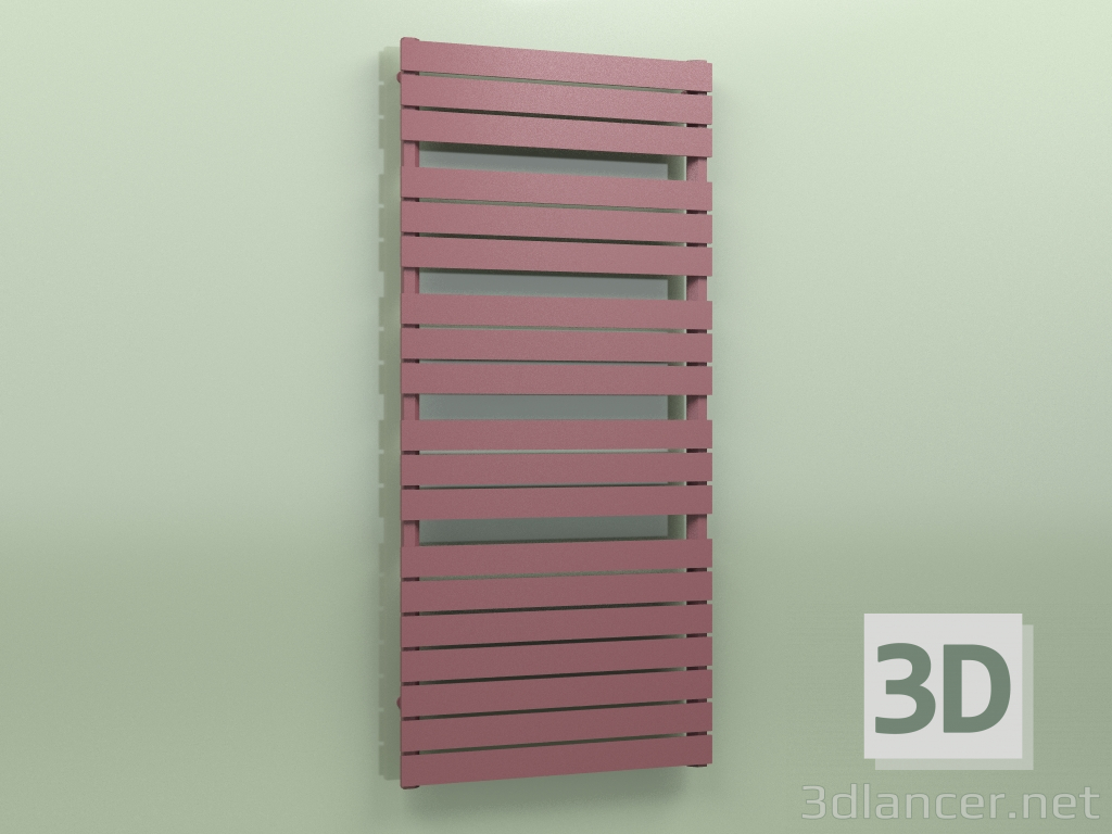 3D modeli Isıtmalı havlu askısı - Muna (1730 x 800, RAL - 3005) - önizleme