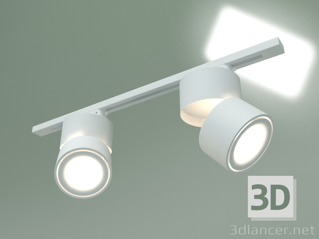 modello 3D Klips LTB21 Faretto a binario a LED (bianco) - anteprima