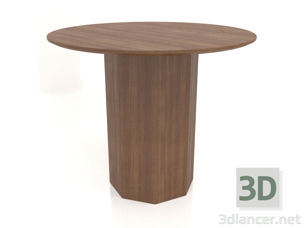 3d модель Стол обеденный DT 11 (D=900х750, wood brown light) – превью