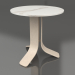 3d model Coffee table Ø50 (Sand, DEKTON Aura) - preview