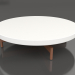 3d model Round coffee table Ø90x22 (White, DEKTON Zenith) - preview