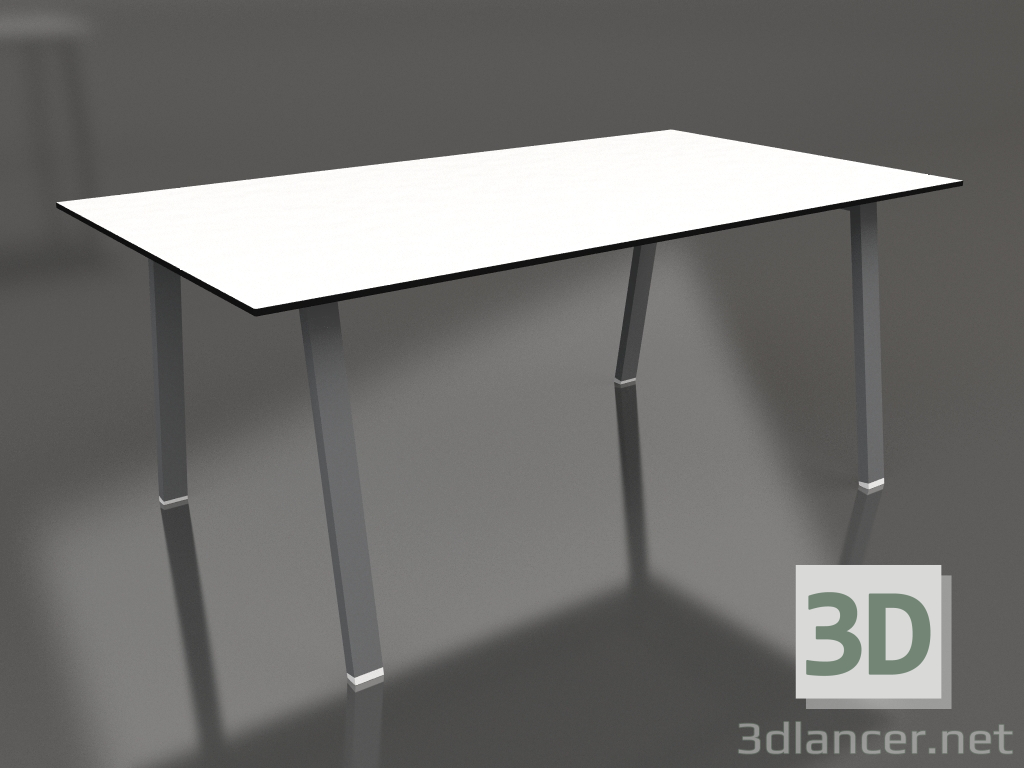 Modelo 3d Mesa de jantar 180 (Antracite, Fenólica) - preview
