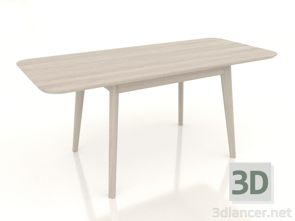 3D Modell Esstisch TRANSFORM 1700x750 mm (weiß RAL 9010) - Vorschau