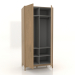 3D Modell Kleiderschrank FARGO 1050x600x2200 mm (Eiche natur, offen) - Vorschau