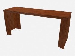 Bar de mesa em estilo art deco Desmond de madeira