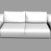 modello 3D Piegato divano Monarh - anteprima