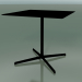modèle 3D Table carrée 5550 (H 72,5 - 79x79 cm, Noir, V39) - preview