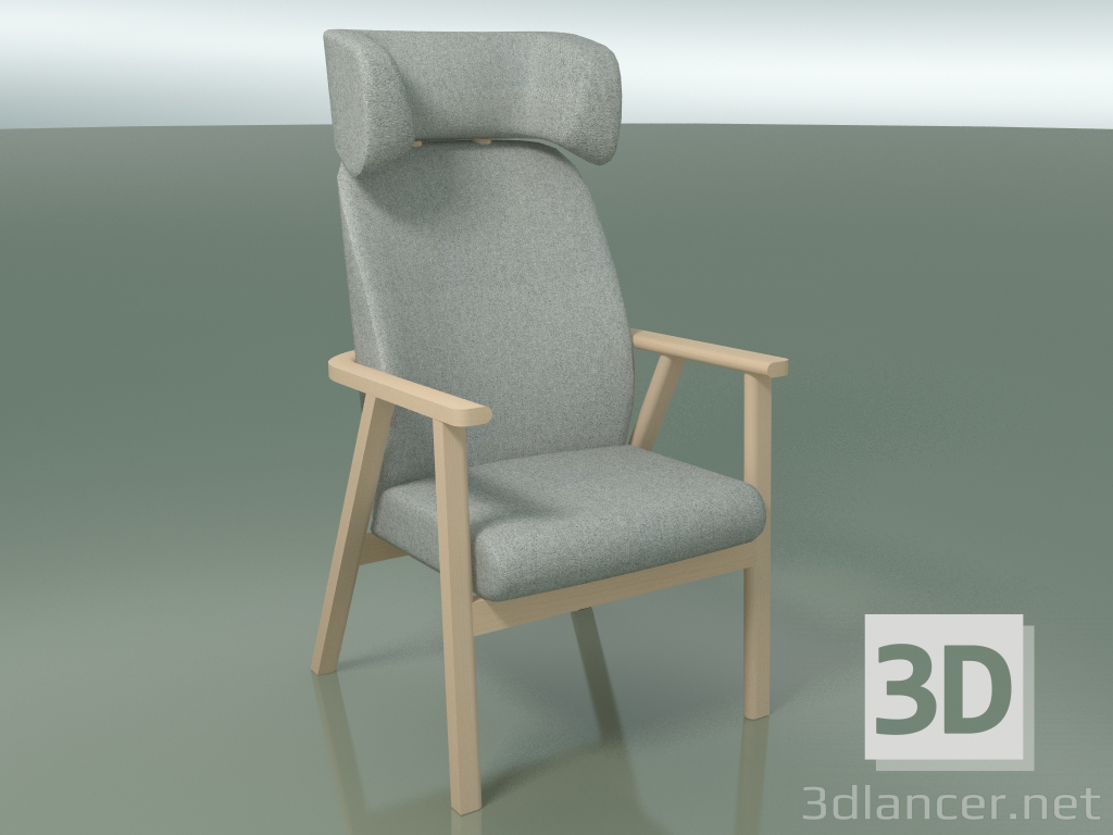3 डी मॉडल सैंटियागो 02 (363-241) सिर के साथ आराम कुर्सी - पूर्वावलोकन