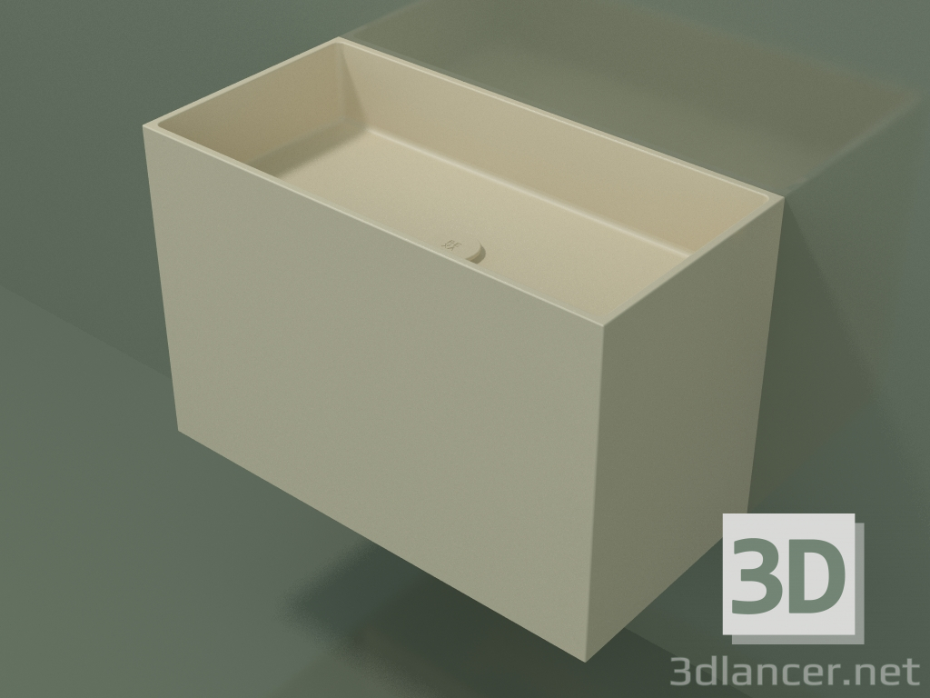 modello 3D Lavabo sospeso (02UN43101, Bone C39, L 72, P 36, H 48 cm) - anteprima