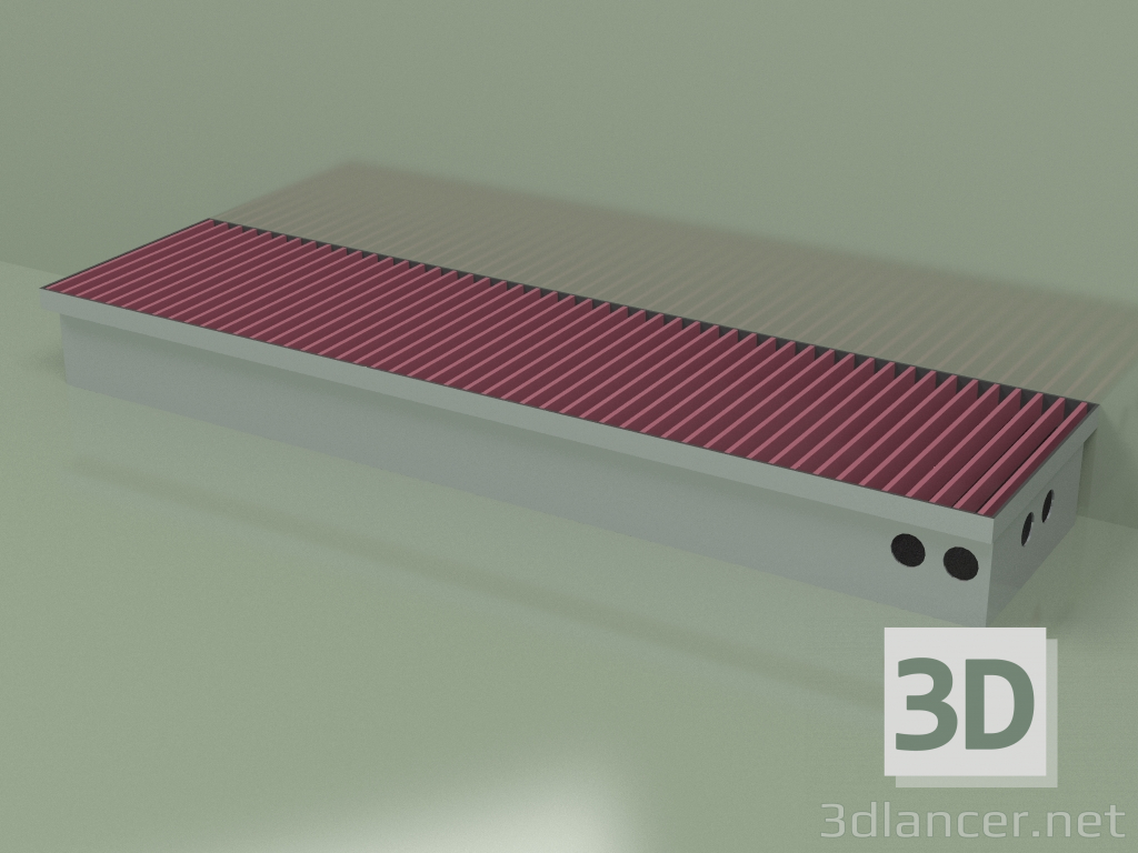 3d model Duct convector - Aquilo FMK (260x1000x110, RAL 4002) - preview