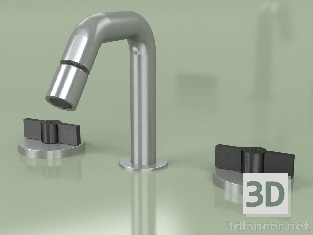 3d model Bidet mixer with adjustable spout (19 37 V, AS-ON) - preview
