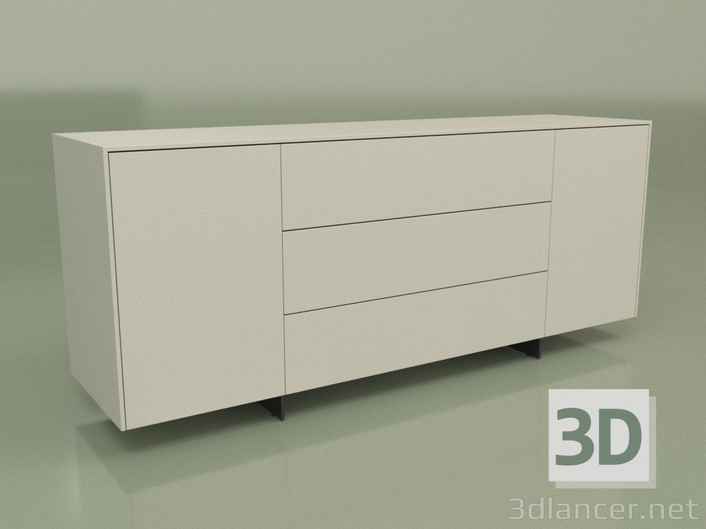 3d model Chest of drawers CN 230 (Ash) - preview