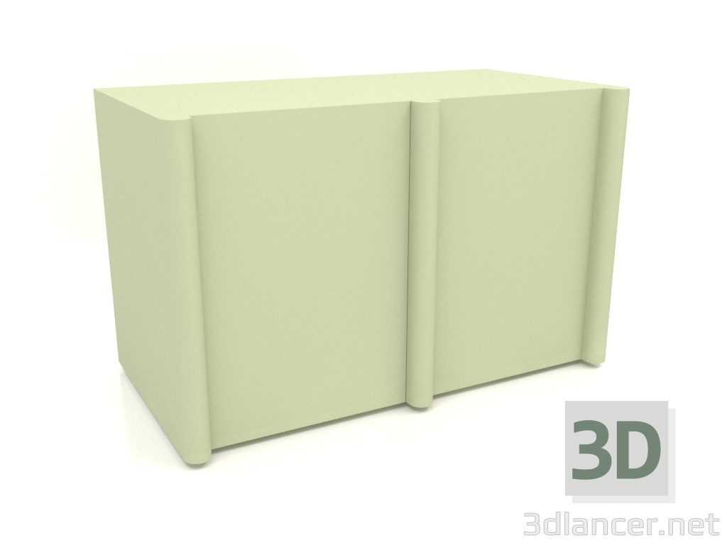 modello 3D Buffet MW 05 (1260x667x798, verde chiaro) - anteprima