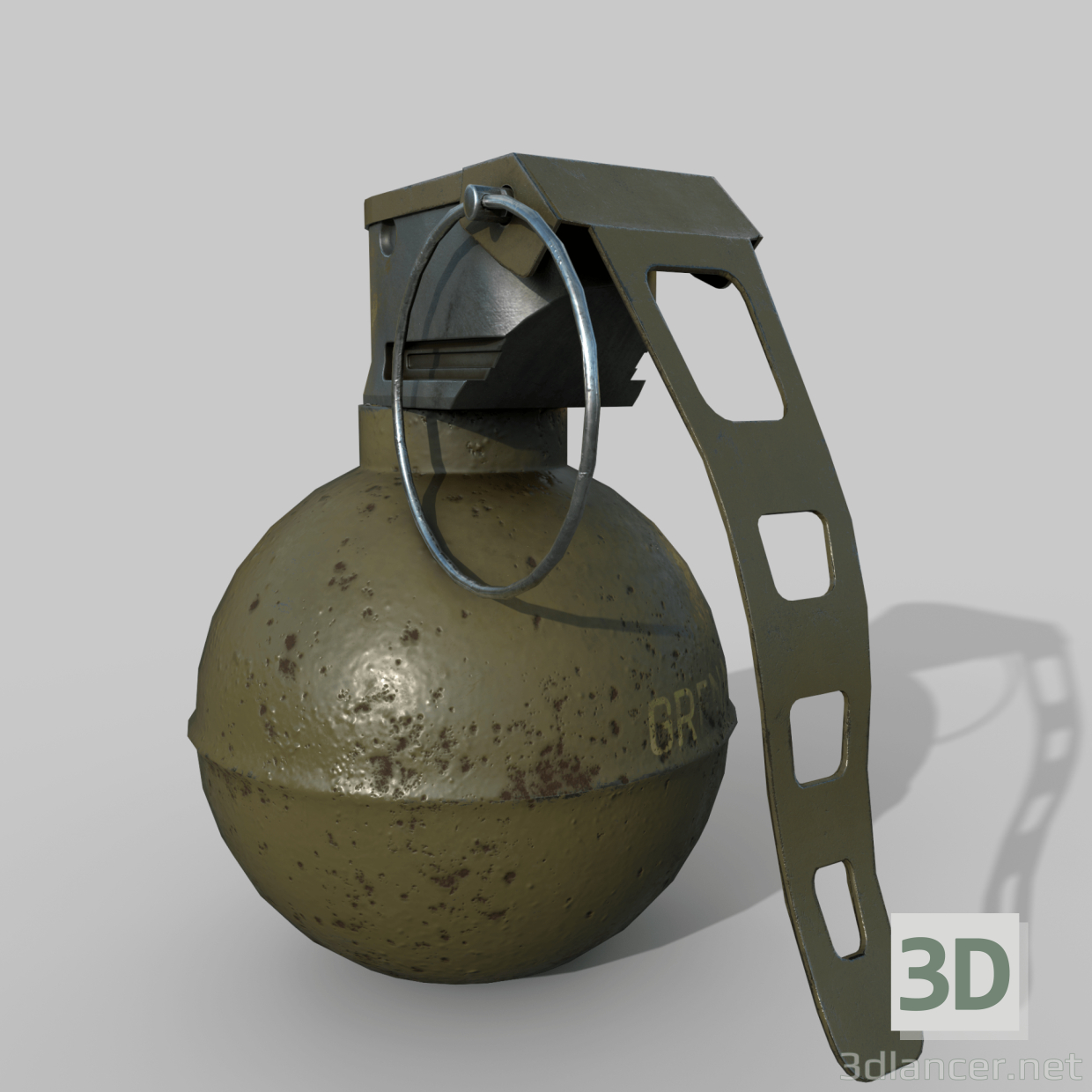 3d model Grenade M67 | 84091 | 3dlancer.net