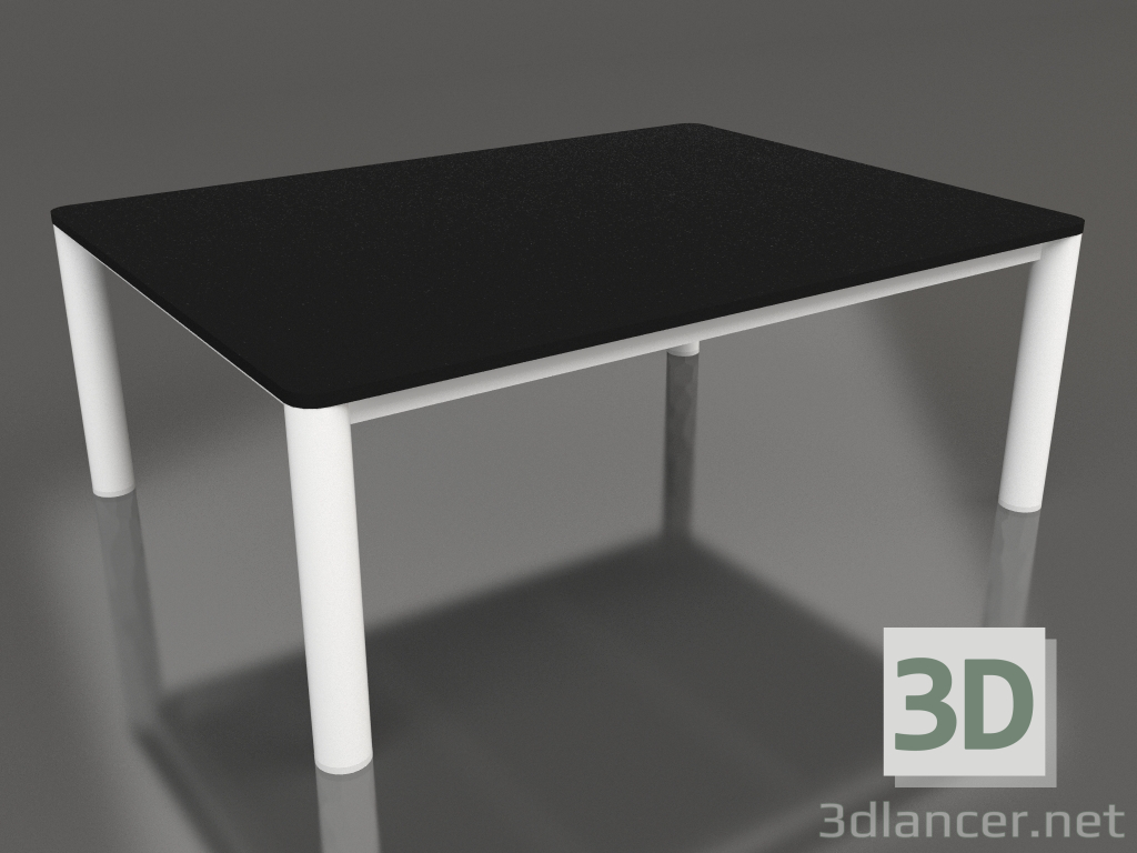 3d model Coffee table 70×94 (White, DEKTON Domoos) - preview