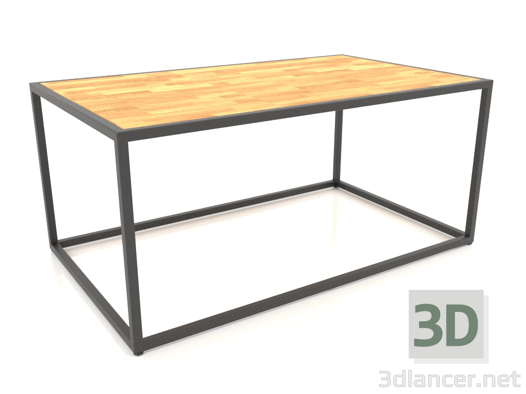 3D Modell Rechteckiger Couchtisch (HOLZ, 100X60X50) - Vorschau