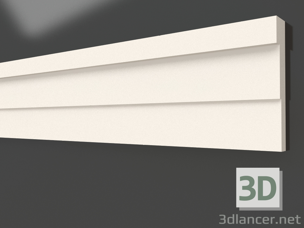 Modelo 3d Moldagem de gesso LG 070 2 (100x20) - preview