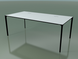 Table de bureau rectangulaire 0817 (H 74 - 100x200 cm, stratifié Fenix F01, V39)