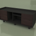 3d model TV cabinet with shelves (30163) - preview