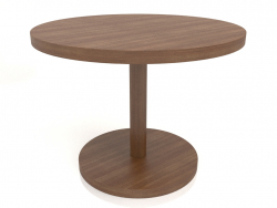 Dining table DT 012 (D=1000x750, wood brown light)