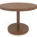 Modelo 3d Mesa de jantar DT 012 (D=1000x750, madeira castanha clara) - preview