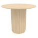 3d model Dining table DT 11 (D=900х750, wood white) - preview